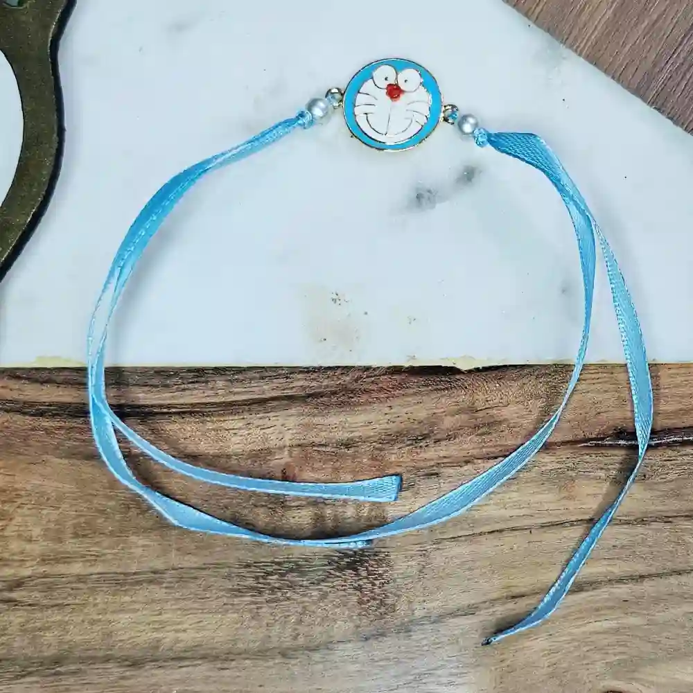 Shop Doraemon Metallic Rakhi